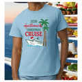 Sixthman Hallmark Themed Christmas Cruise Boat and Palm design