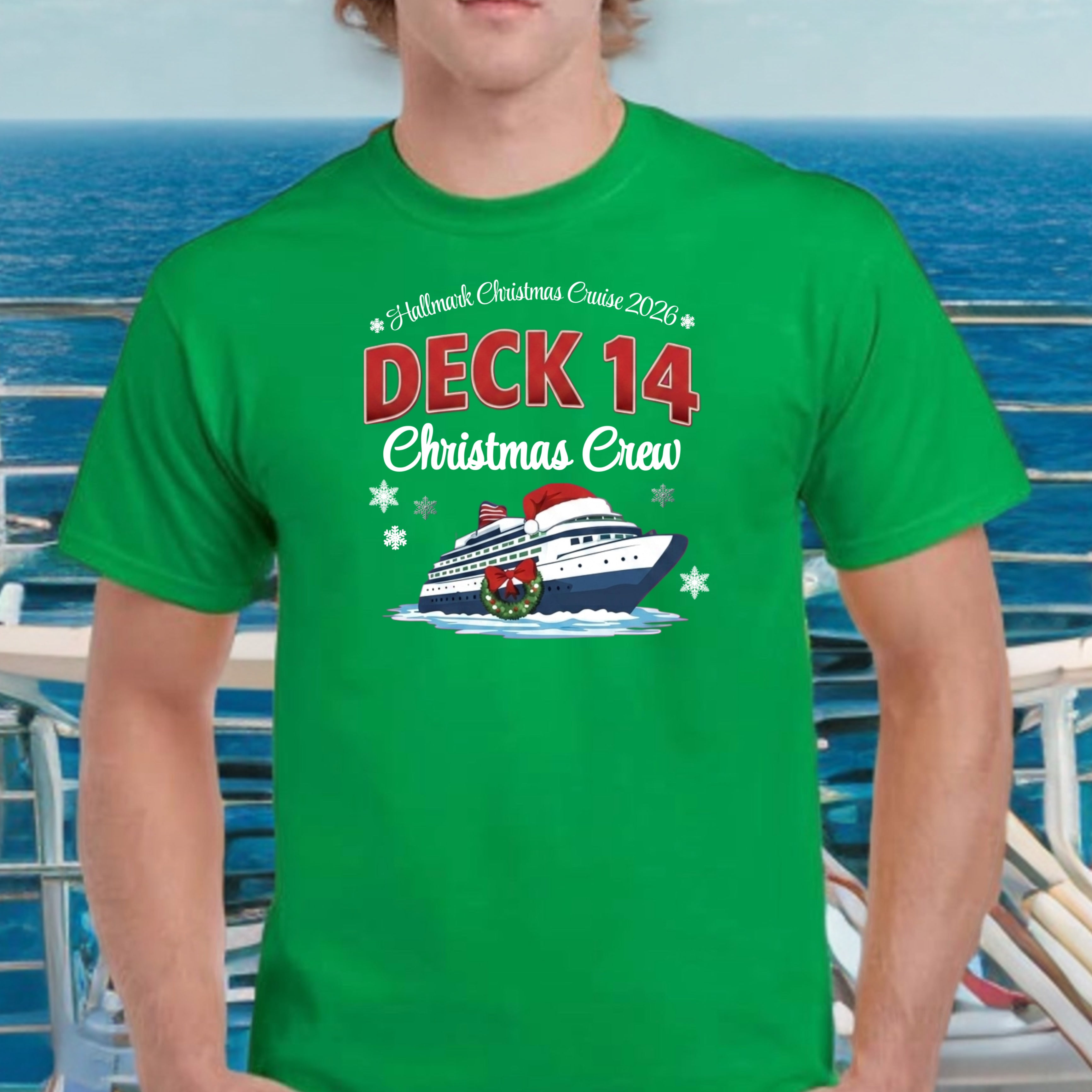 Deck 14 Official Embarkation Design  Sixthman Hallmark Themed Christmas Cruise