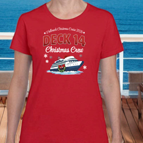 Deck 14 Official Embarkation Design  Sixthman Hallmark Themed Christmas Cruise
