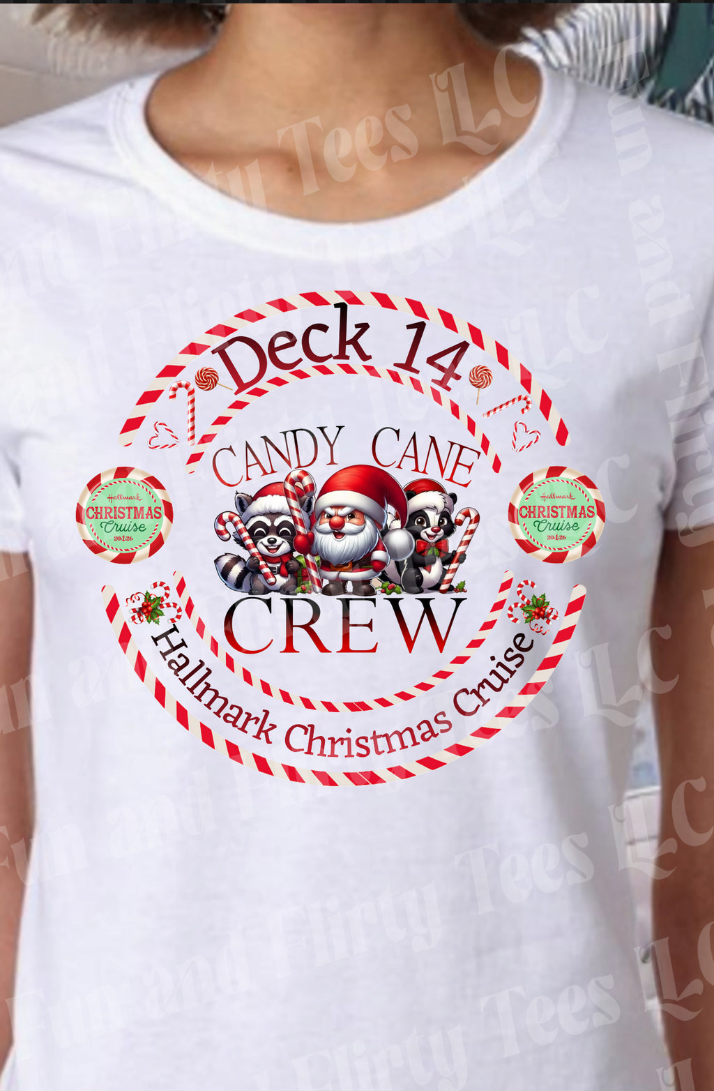 Deck 14 Santa Crew Design  Sixthman Hallmark Themed Christmas Cruise