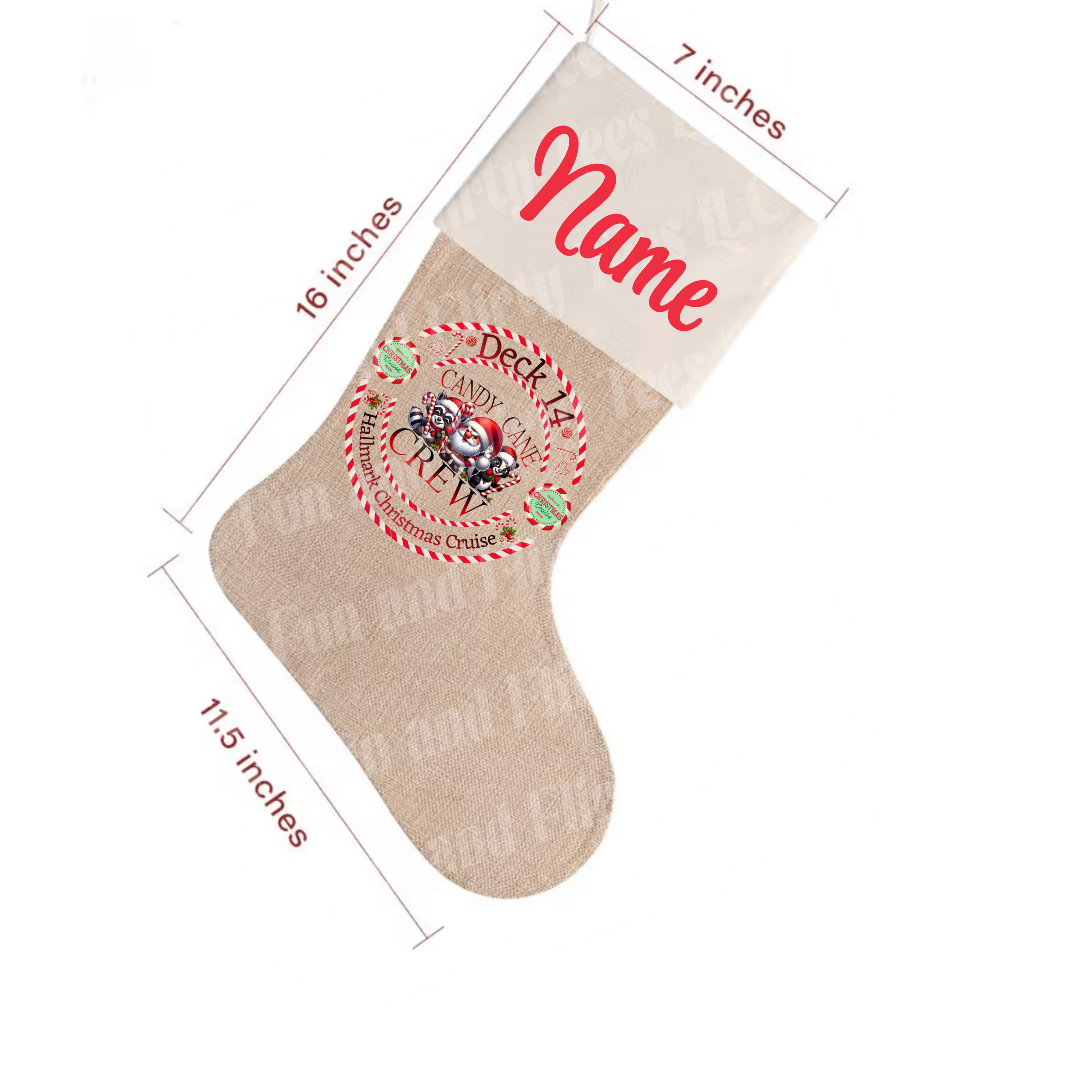 Deck 14 Personalized Stockings