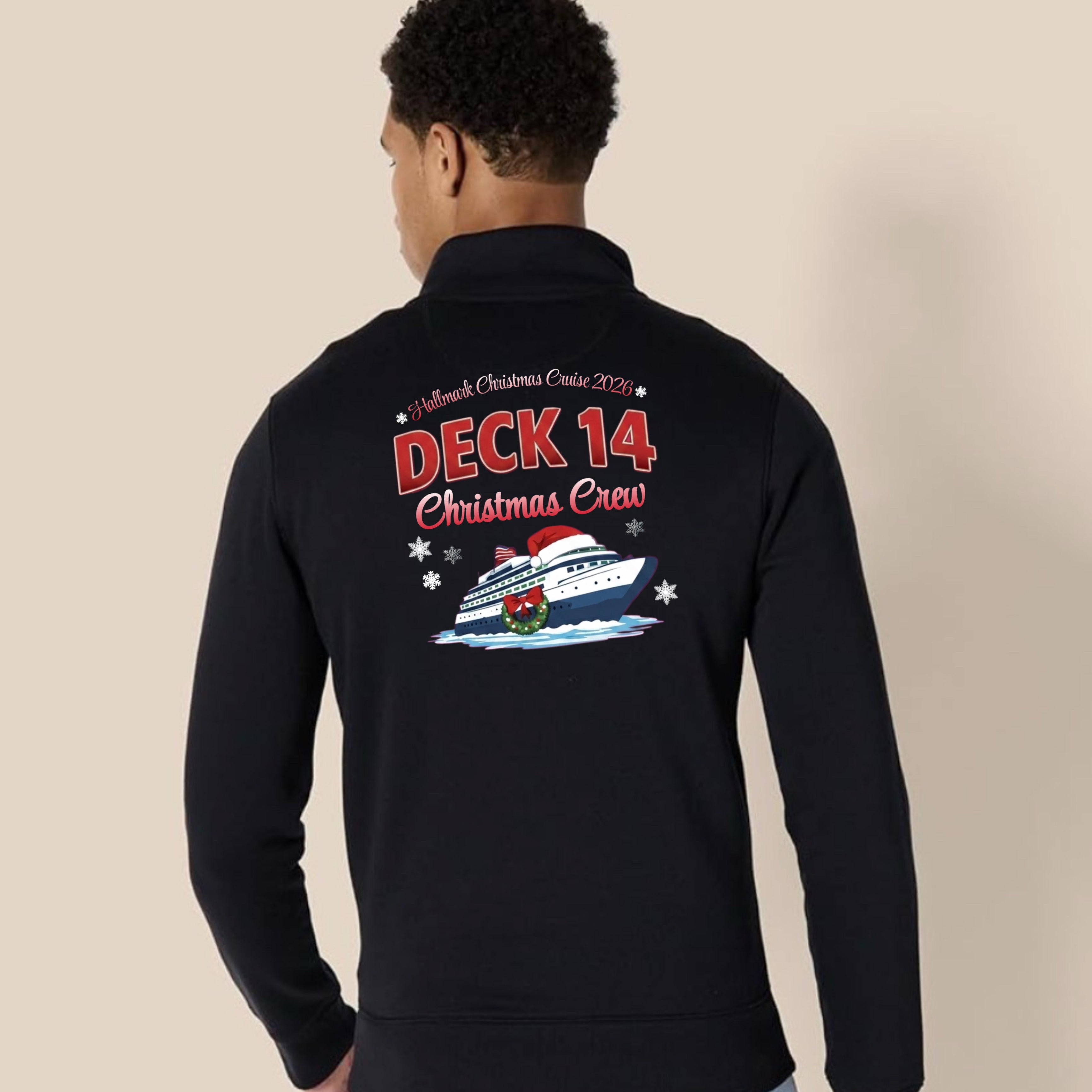Deck 14 Official Embarkation Design  Sixthman Hallmark Themed Christmas Cruise