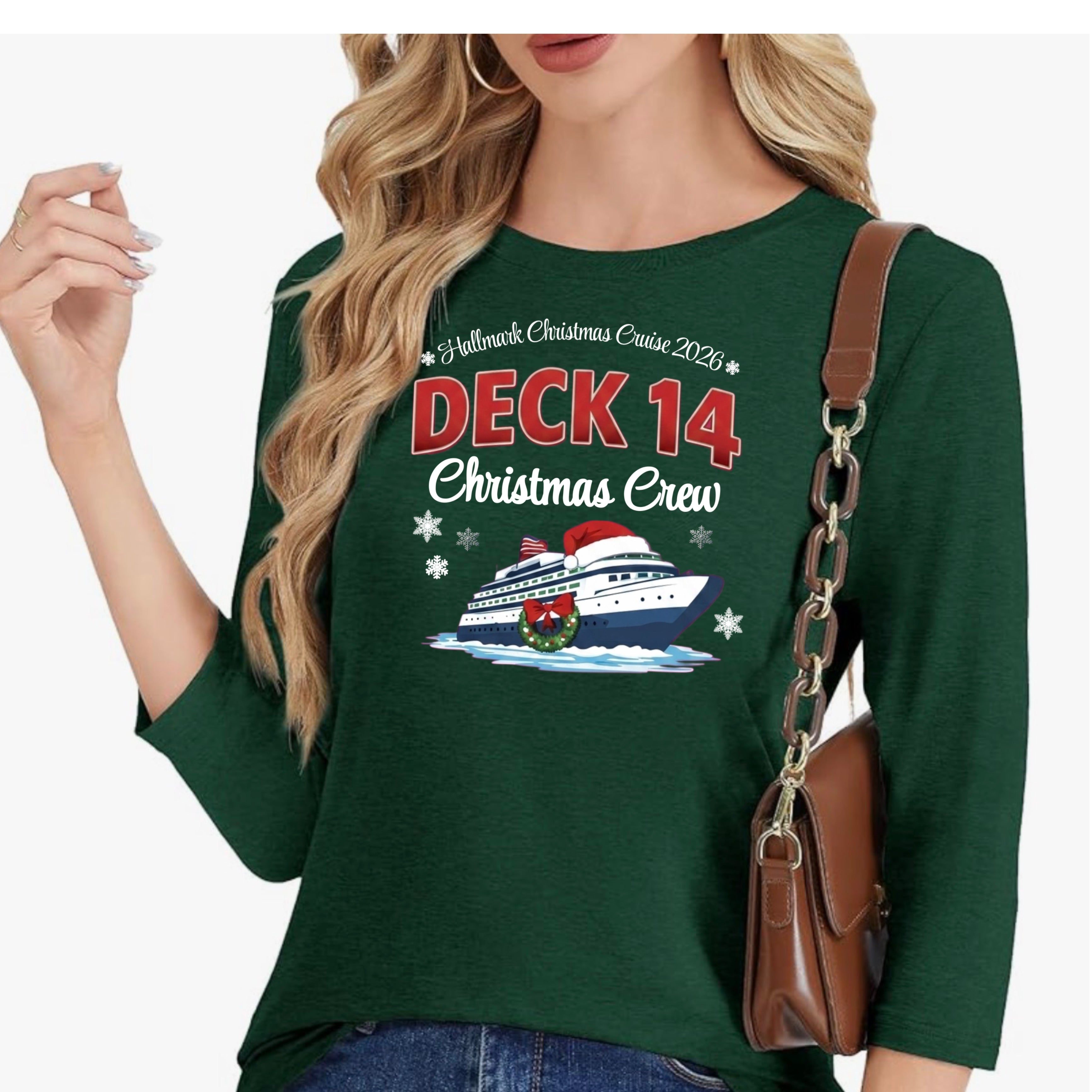 Deck 14 Official Embarkation Design  Sixthman Hallmark Themed Christmas Cruise