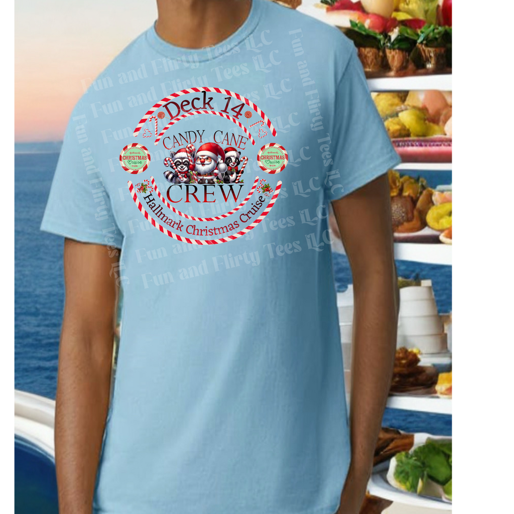 Deck 14 Santa Crew Design  Sixthman Hallmark Themed Christmas Cruise
